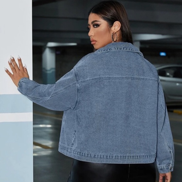 SHEIN denim jacket, NEW - Picture 4 of 5